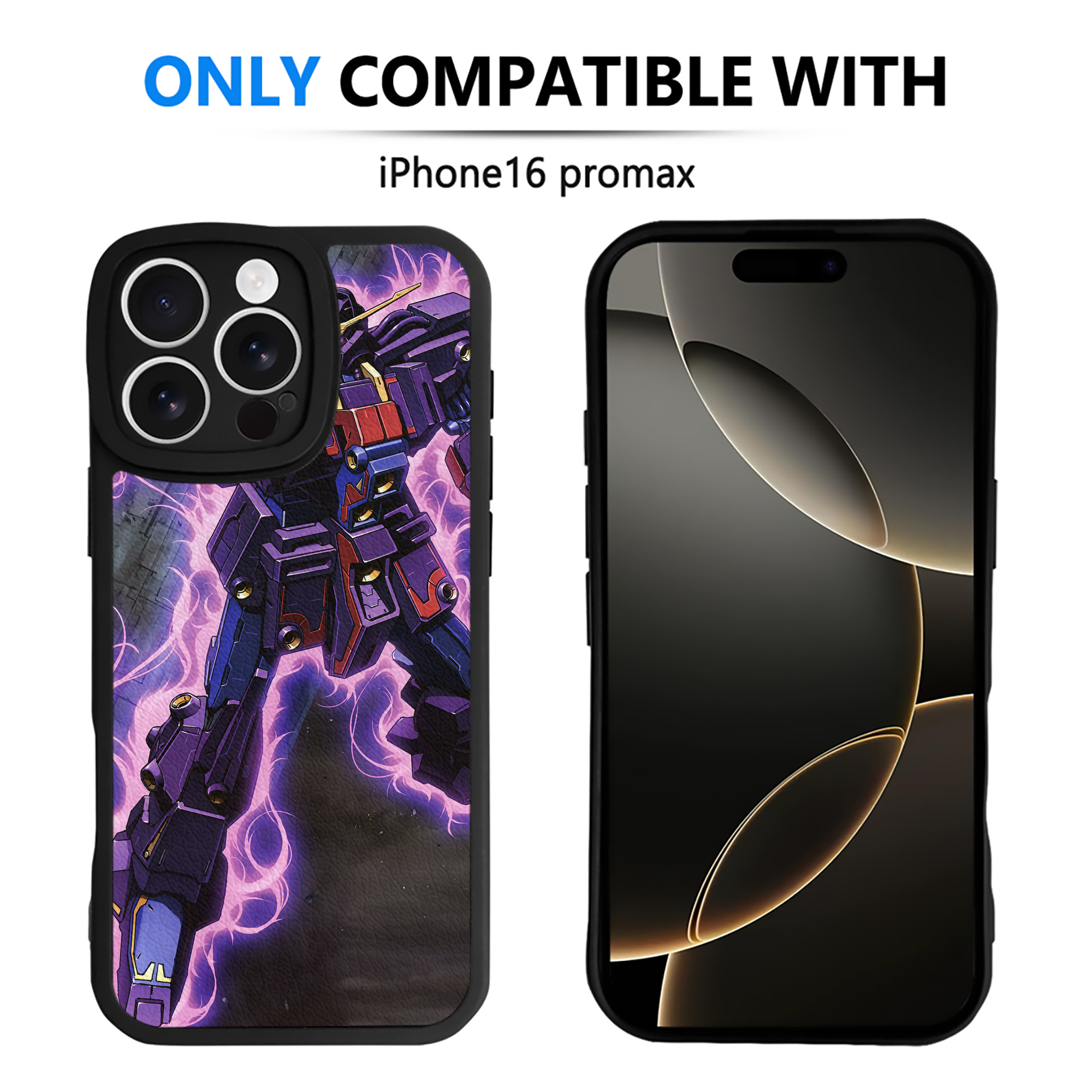 （画像用） 機動戦士ガンダム Mobile Suit Gundam 【iPhone 16シリーズ対応】シリコンスマホケース（レザー調） 材質：シリコン